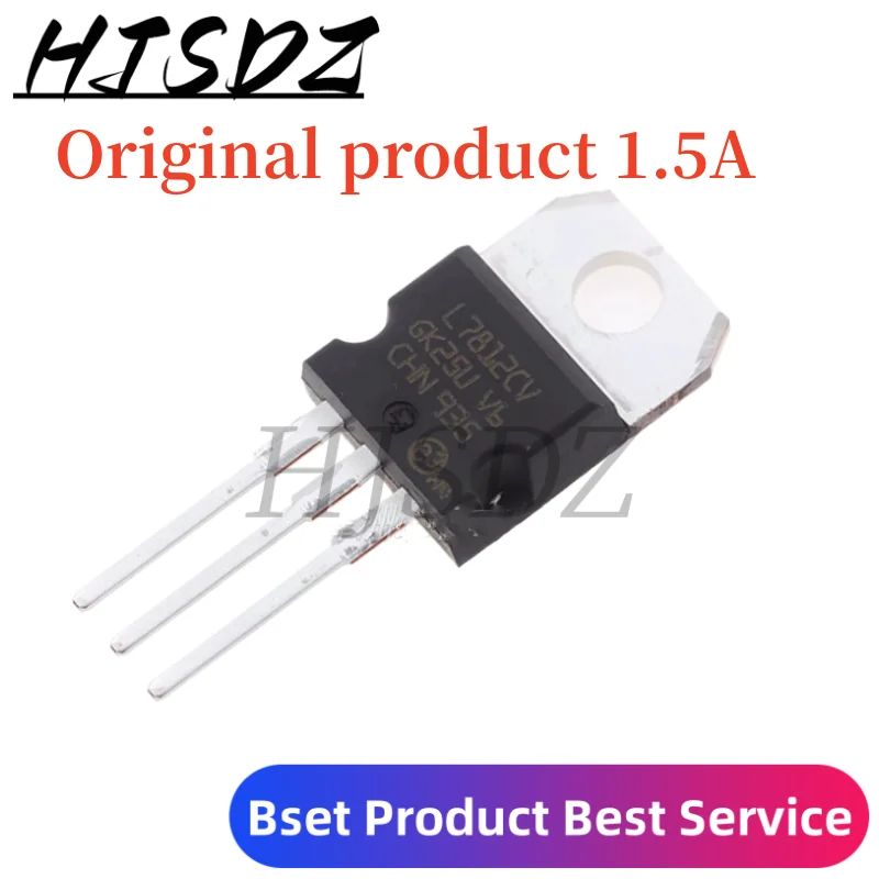 20Pcs 1.5A Voltage Regulators Bundle: L7805 L7812 L7806 L7915 L7905 L7912 L7815 LM317T  TO-220 Linear regulator image 3