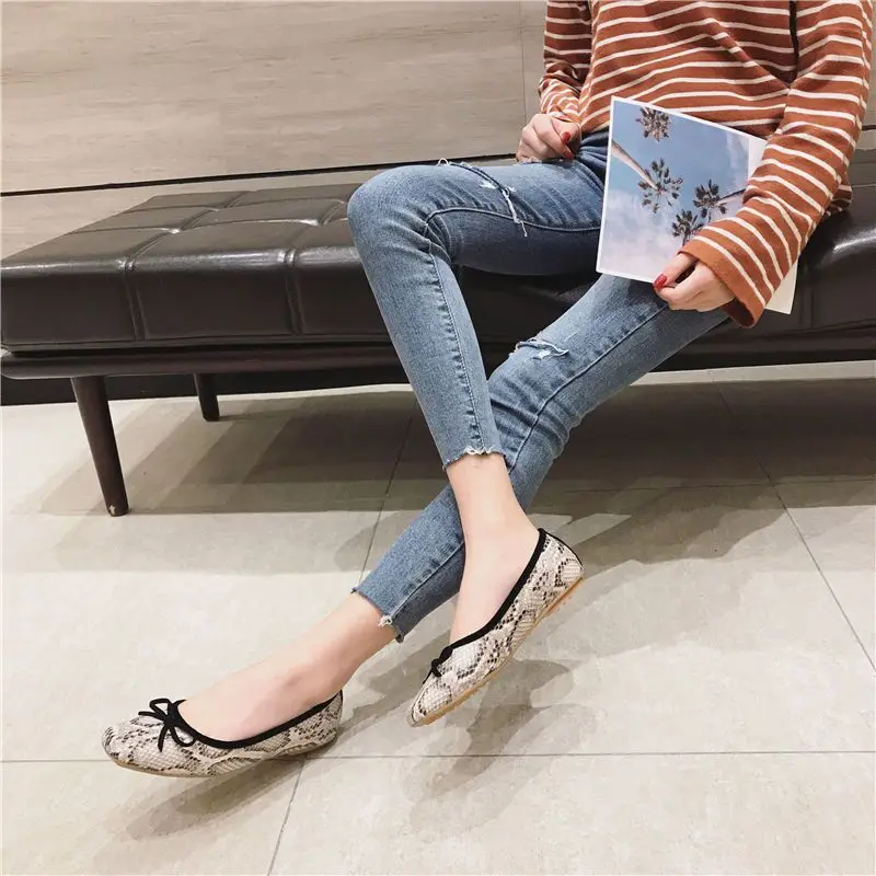 Spring Summer Fashion Flats for Women Boat Shoes Elegant Flat Office Lady Shoes Casual Women Flats Brand Woman Footwear A3415