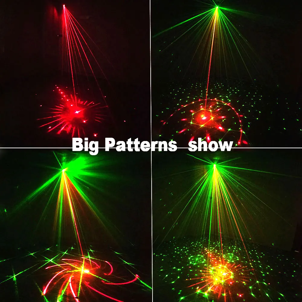 Laser Lights for Disco Parties Nightclub Karaoke Led Lights Game for DJ Evening Show Stage Lighting Wedding Club Bar Projector