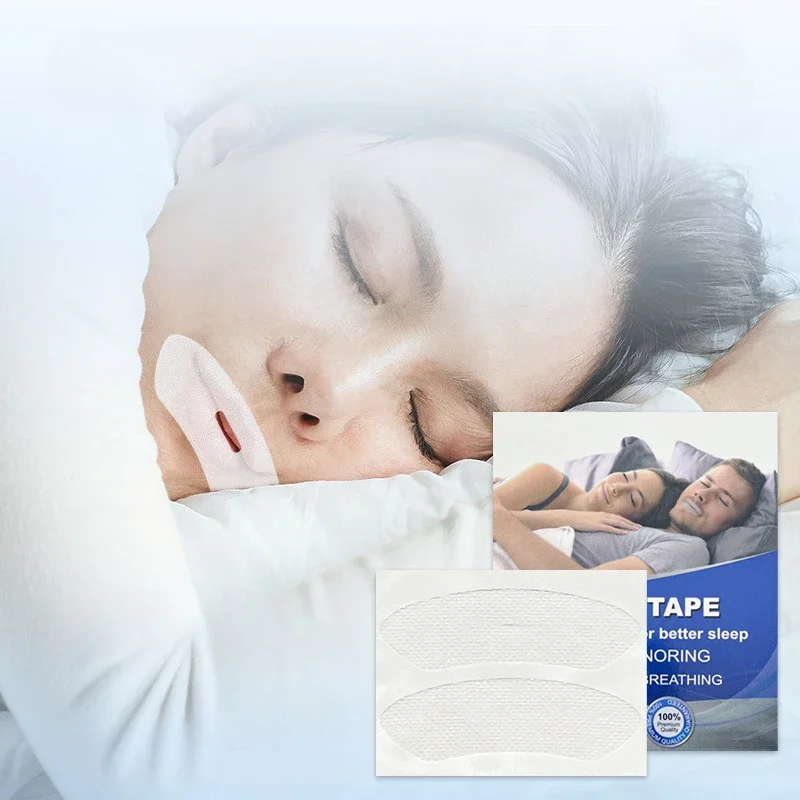 120Pcs Mouth Tape Sleep Strip for Anti-snoring Mouth Breathing Tape To Improve Sleep Mouth Stickers for Snoring Lip Patch