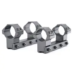 Shooin Scope Ring Mount With Dovetail 11mm Rail Mount Base For 1 Inch 30mm Tube Riflescope M5006M6488