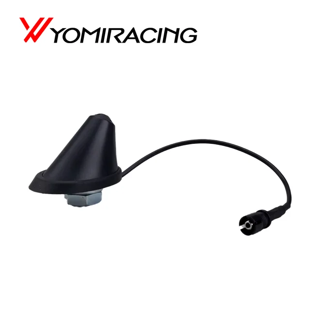 YOMI Czarna plastikowa podstawa anteny dachowej do samochodów VW Jetta Polo Golf Passat i Mini Cooper z lat 2002-2006