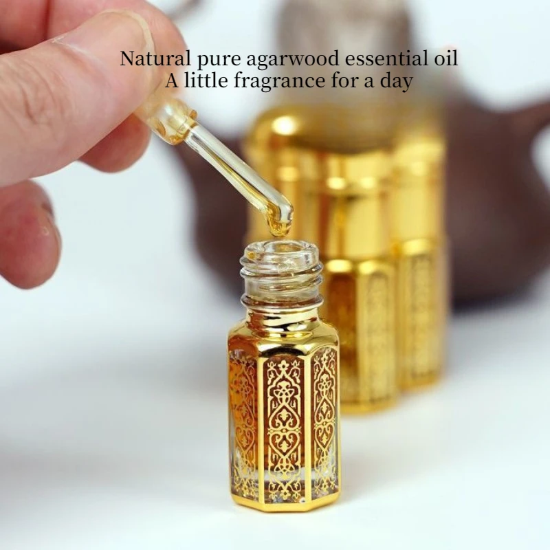 3g Agarwood High-end Essential Oil Natural Extraction/without Additives High Concentration Lasting Fragrance Aromatherapy Office