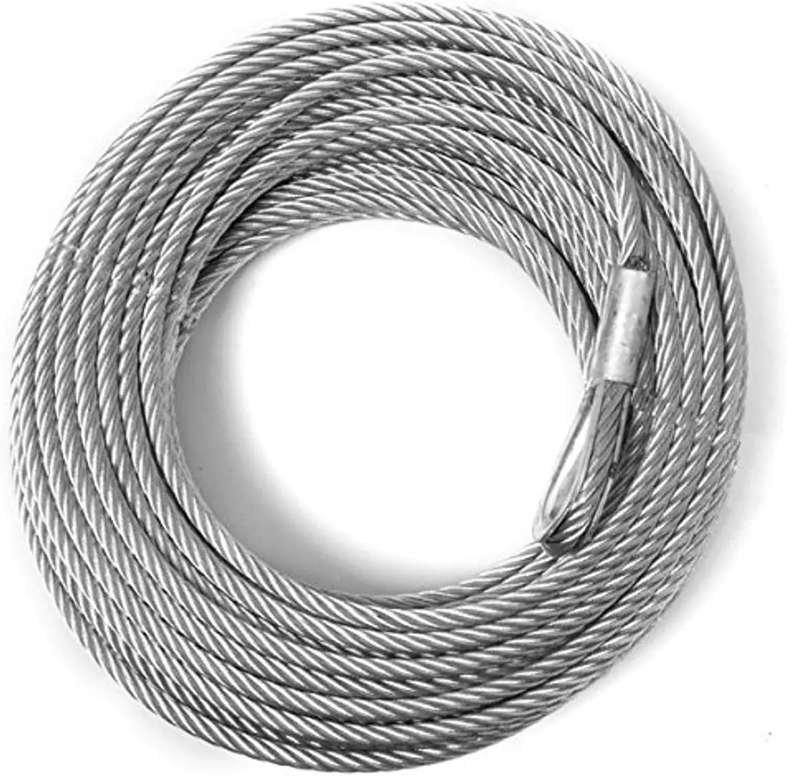 

Трос для лебедки ATV/UTV, 3/16 дюйма x 50 футов, из высокопрочной стали для внедорожников