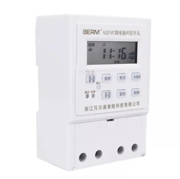 

Microcomputer Time control switch KG316T KG316T-A 220V 380V 30A street lamp timing switch time advertising timer 1Min~168H