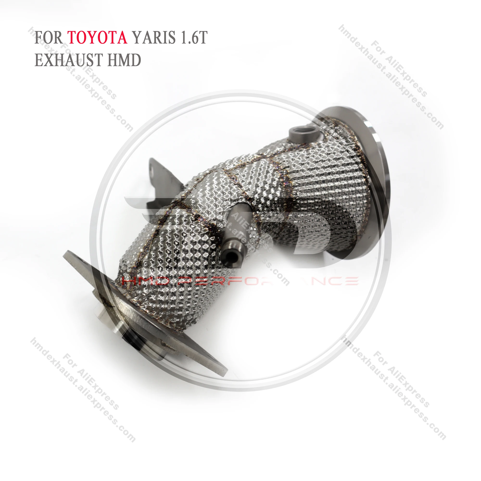 

Downpipe for Toyota GR Yaris 1.6T With Heat shield HMD Exhaust System Performance Quality certification