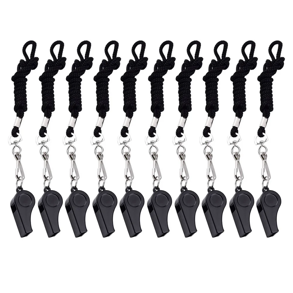 10 pçs apito confiável uso de longo prazo melhor presente para professores árbitro atividades ao ar livre apito portátil assobios