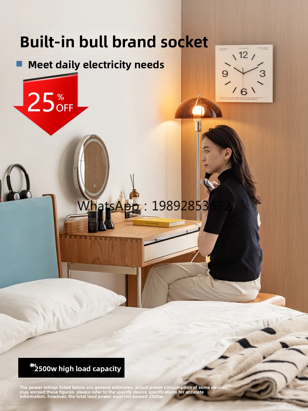 

LYY Time Dressing Table Simple Dressing Table Bedroom Storage Cabinet Integrated Solid Wood Makeup Table