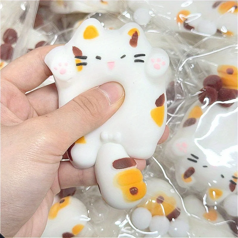 GUBU Fabriqué des jouets à presser pour chat et œufs mignons – Matériau TPR doux et à rebond lent, cadeau unique pour les enfants, parfait pour les anniversaires, les vacances