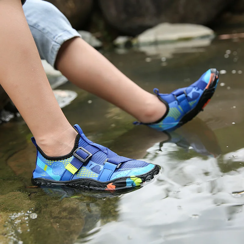 Hot Sale Students Outdoor Barefoot Quick-Drying Diving Shoes Children's Beach Swimming Shoes Aqua Shoes Upstream Shoes 26-38#