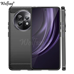 For Realme 13 Plus Case Anti-knock Soft Silicone Carbon Fiber Back Cover Realme 13 Plus Case For Realme 13 Plus Case 6.67 inch