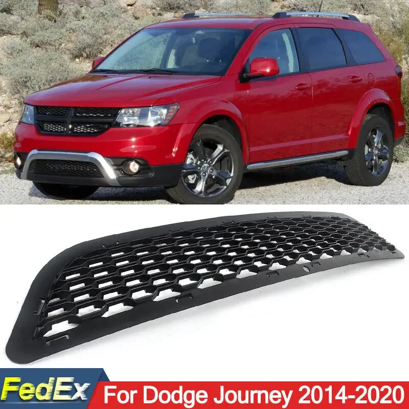 

For Dodge Journey 2014-2020 Honeycomb Front Lower Bumper Grille Matte Black