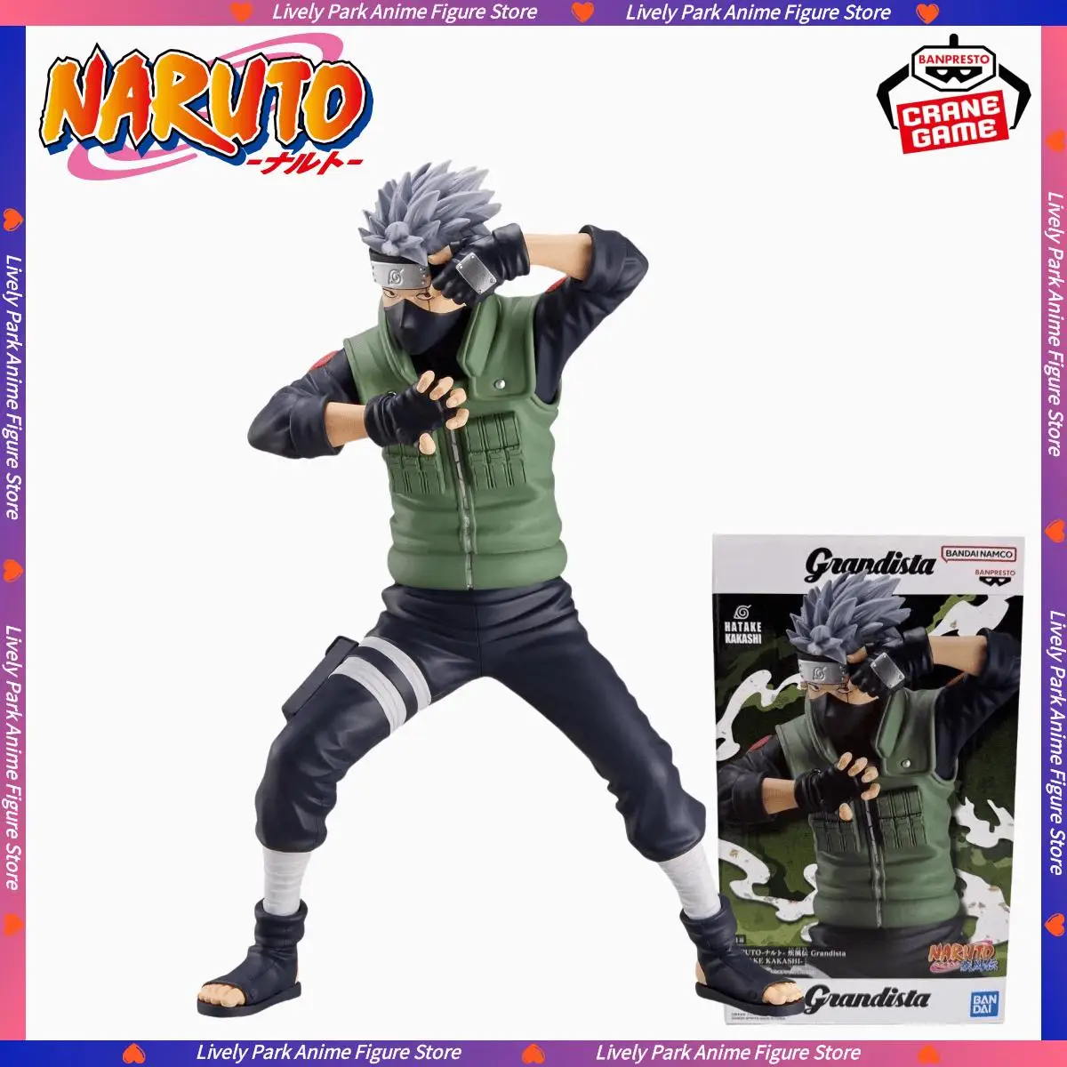 Auf Lager BANDAI Original BANPRESTO NARUTO Grandista HATAKE KAKASHI Anime Action PVC Figuren Sammlung Modell Spielzeug Kinder Puppe Geschenke