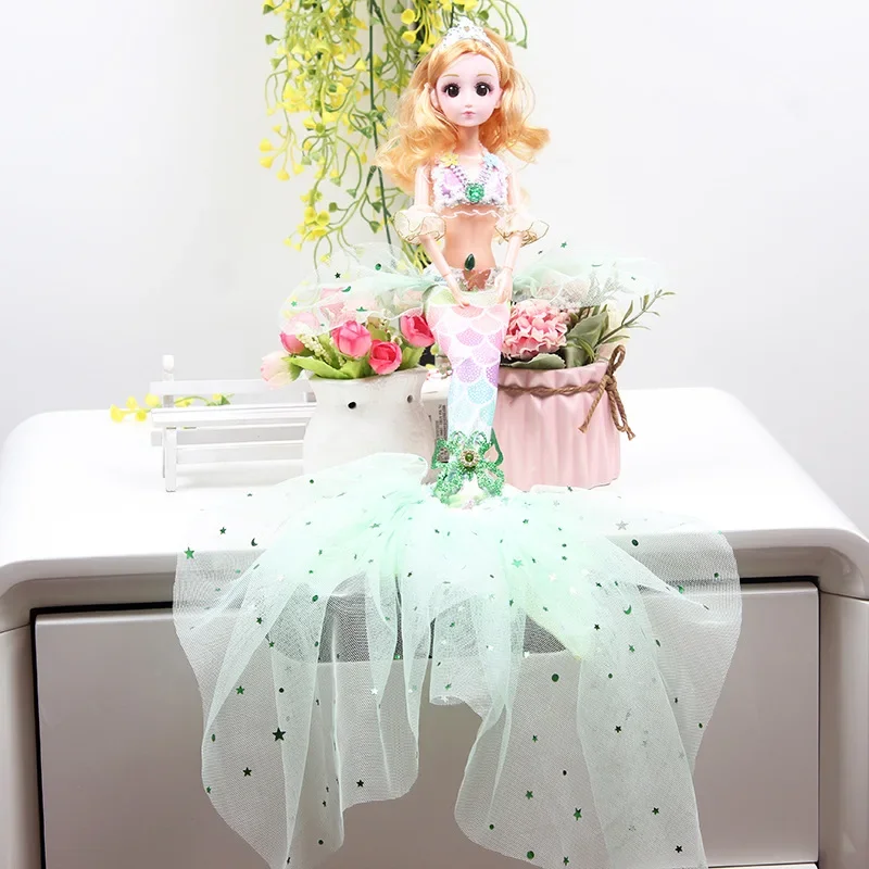 Novos brinquedos de boneca conjunta móvel, brinquedos de boneca de princesa de menina, brinquedos de casa de brincar de boneca elegante