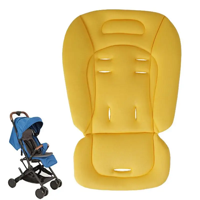 

Baby Stroller Cushion Stroller & Seat Insert Liner Breathable Cotton Dirt Resistant Washable Adjustable Versatile Seat Liners