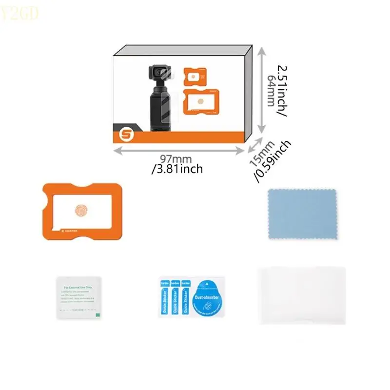 Y2GD Antifingerprint Screen Protections for Pocket 3 Dengan Instalasi Mudah