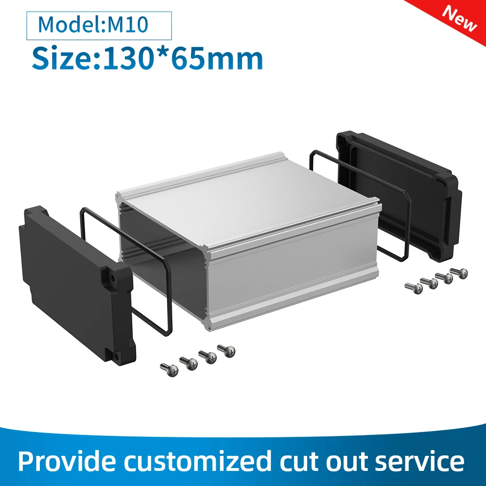 Oem Factory Custom Electronic Housing Instrument Case Outdoor Aluminum Enclosure Waterproof Junction Box M10 130-65MM