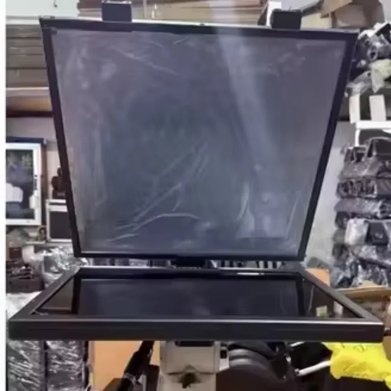 Broadcast Camera Teleprompter For News Broadcasting 19inch High Brightness