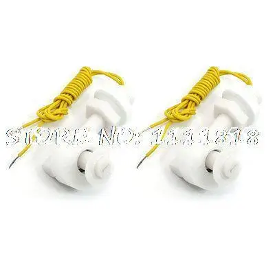 2 Stuks Waterniveau Monitor Sensor Haakse Vlotter Schakelaars Zpc1 Wit