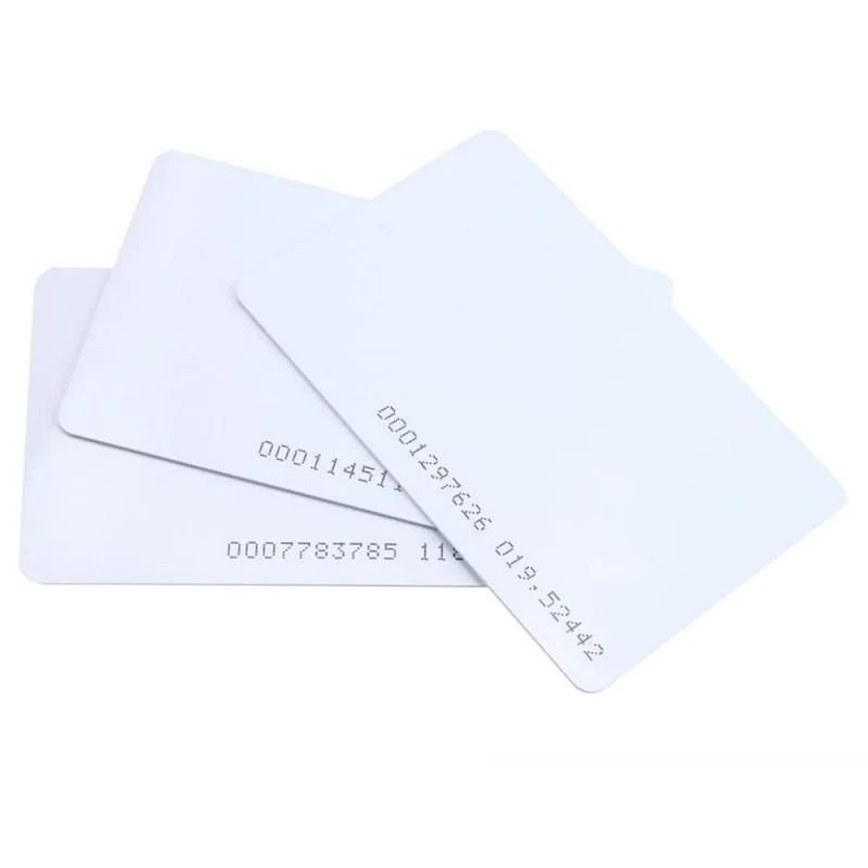 5P 125Khz RFID Proximity Cards EM4100 ID Card Low Frequency Smart Tag for Door Entry Access Control Time Attendance, Read only