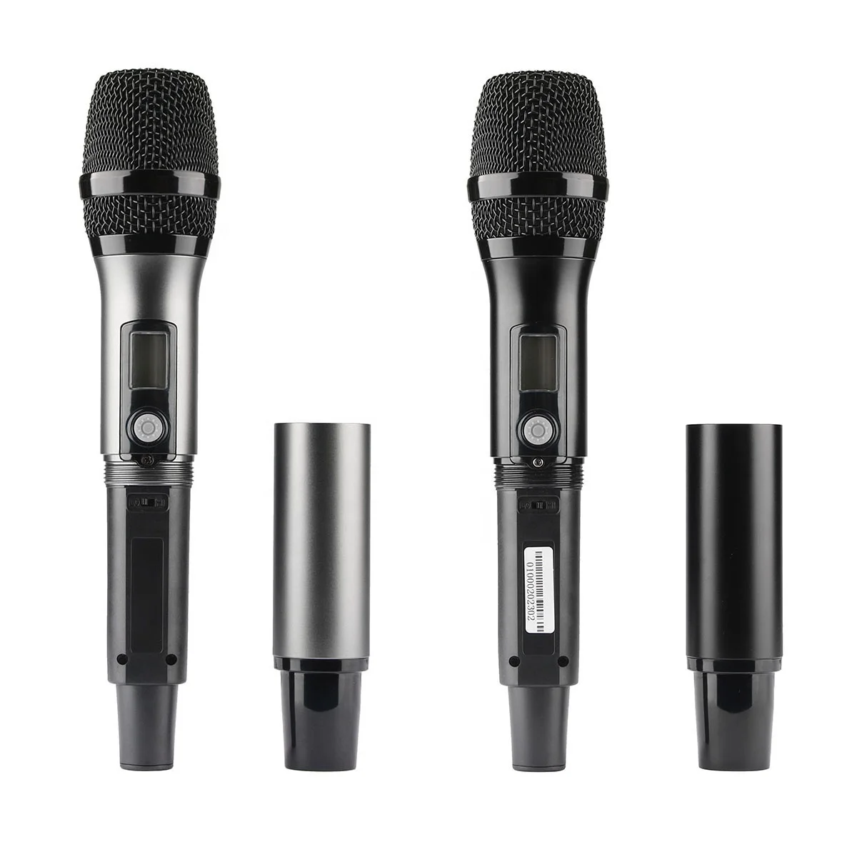 ไมโครโฟนคาราโอเกะไร้สายแบบพกพา2ช่องไมโครโฟน UHF แบบไดนามิกสำหรับ228-U1มืออาชีพ