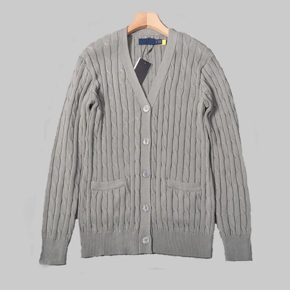 

Autumn Winter Knitted Long Sve Sweater V Ne Tassel Cotton Tead Twist Flower Cardigan for Women Winter 2024 Faion