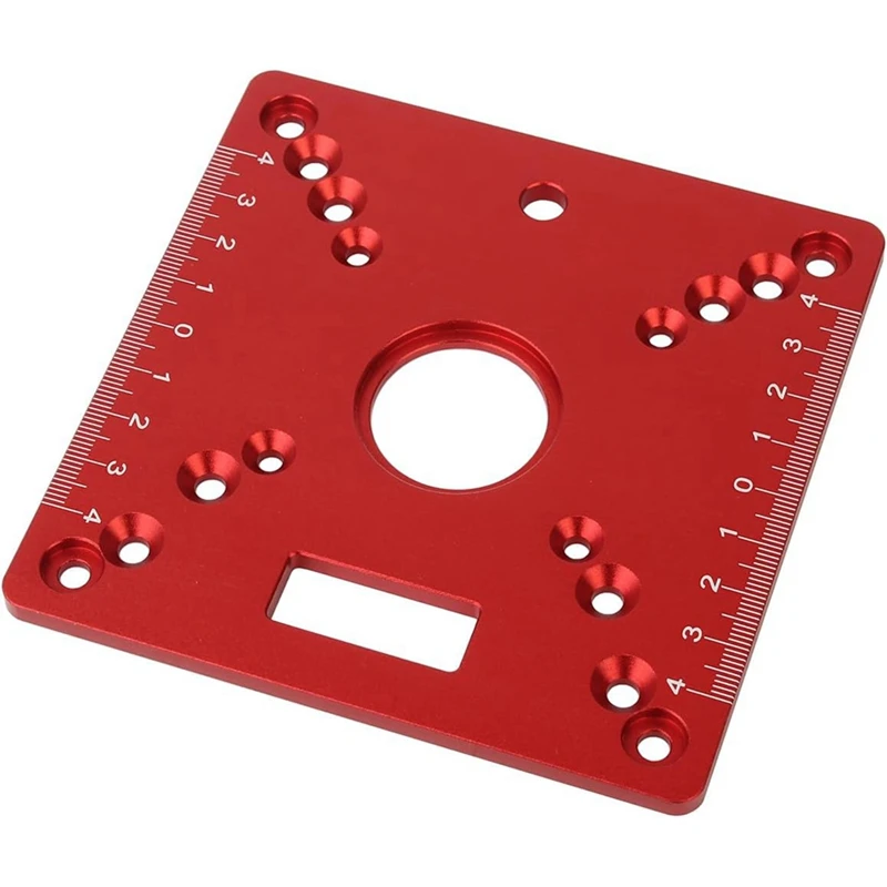 Mini Router Table Insert Plate And Router Lift For 65Mm Universal Trimming Machine,Square Woodworking Bench Router Durable