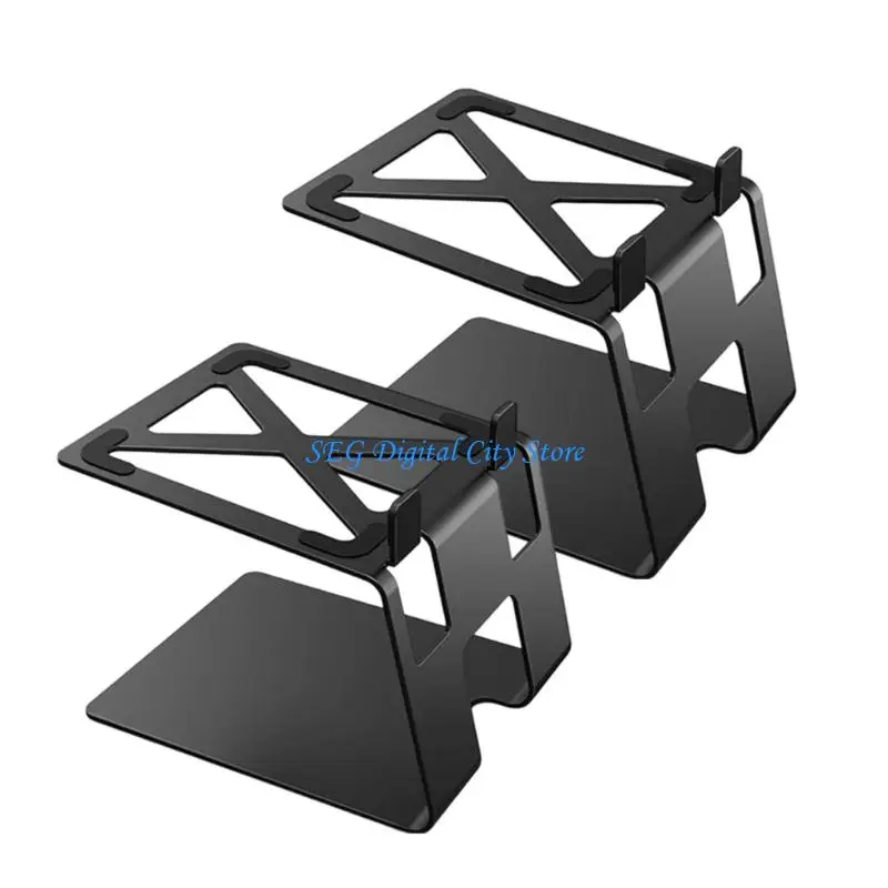 U75B Metal Bracket Bookshelf Speakers Stand Base Optimal Airflows Protections