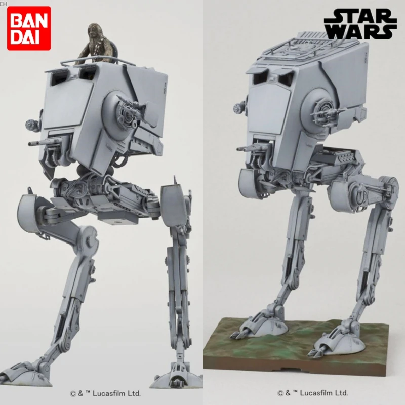 

Bandai Star Wars Model Assemble Figure 1/48 At-st Reconnaissance Transport Aircraft Anime Japanese Action Toys Dolls