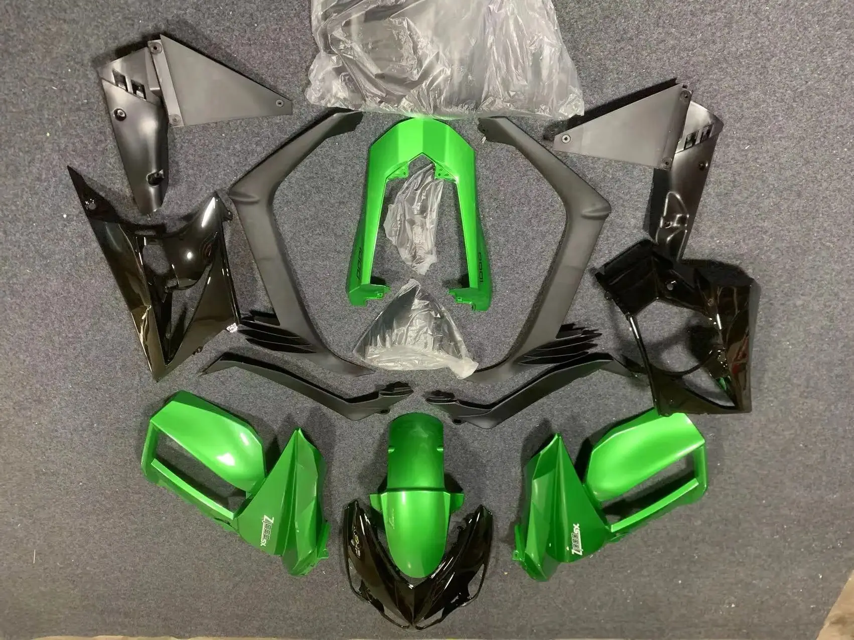 New ABS Fairings Kit Fit For Kawasaki Z1000SX 2010 2011 2012 2013 2014 2015 2016 10 11 12 13 14 15 16 Bodywork Set Green