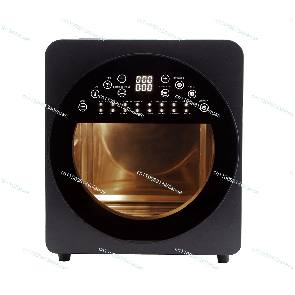 14L Capacity Air Fryer Intelligent Multi-function Rotating Visual Air Fryer