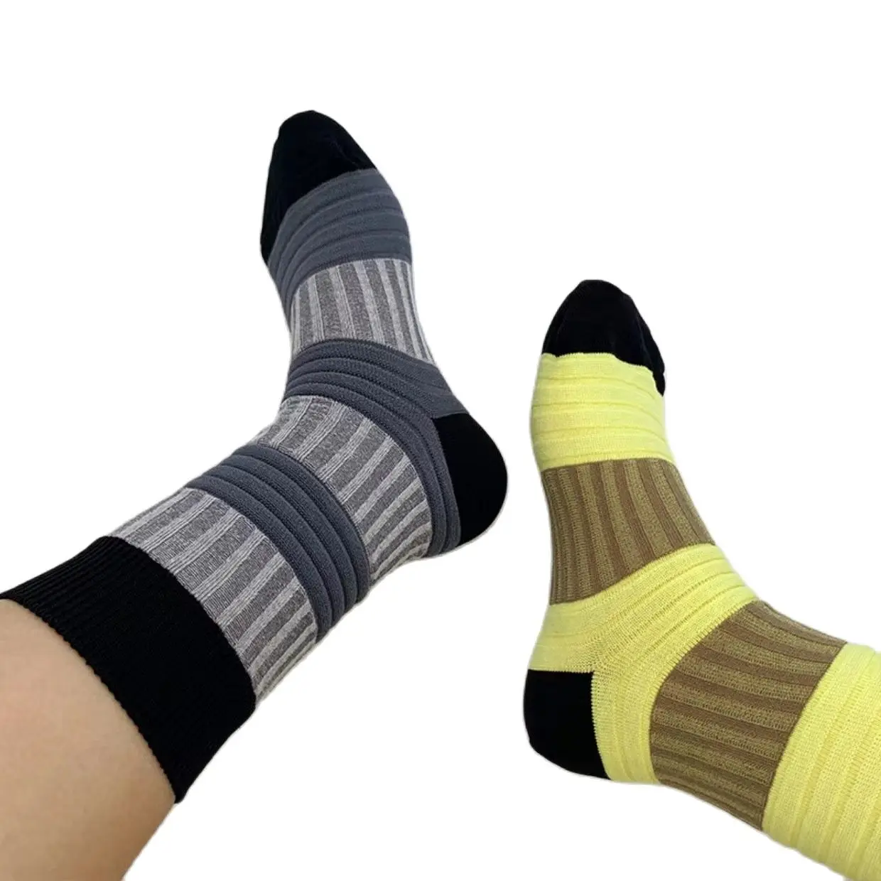 Japanese niche designer tide brand socks women's pleated pile socks small red book net red lantern socks large intestine socks