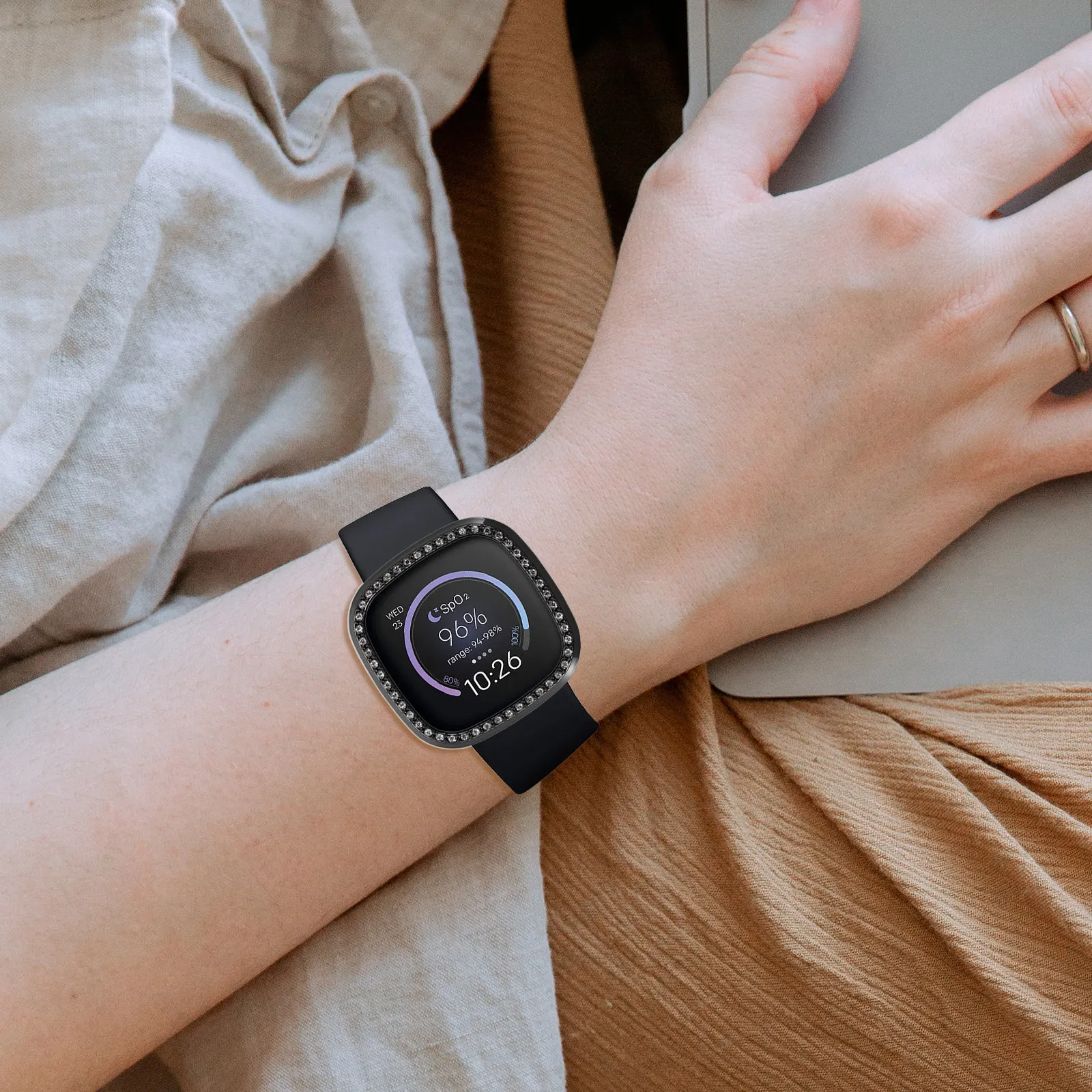 1Pcs Premium Flexible Eco-Friendly Watch Protective Shell for 3 Sense Shockproof Scratch Resistant Full Coverage