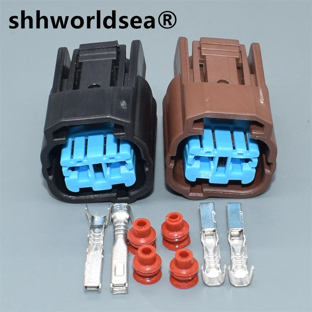 

shhworldsea 6189-0593 6189-0552 2 Pin Ways Auto Plug Sealed Waterproof Electrical Automotive Cable Socket Female Connector