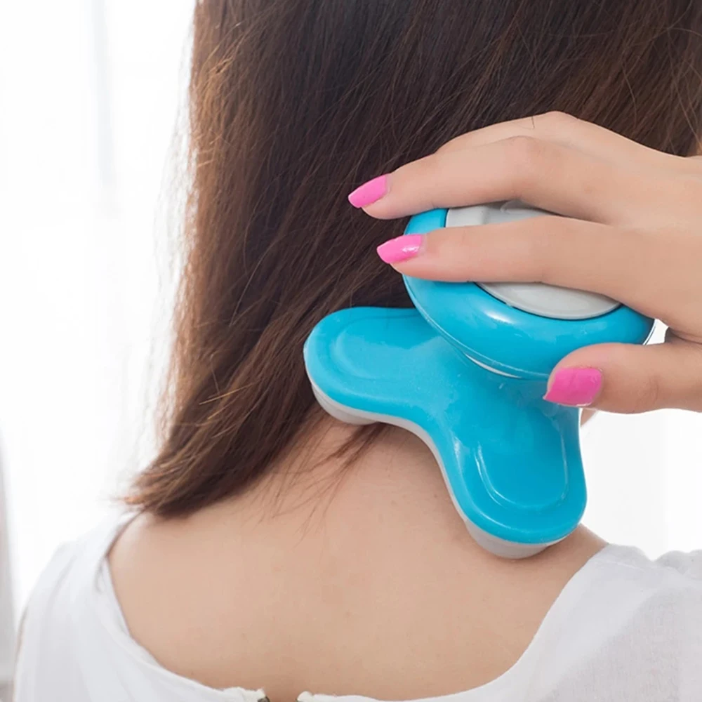 Mini przenośny masaż całego ciała elektryczny masaż trójkątny ugniatanie masażer domowy relaks odchudzanie USB Beauty