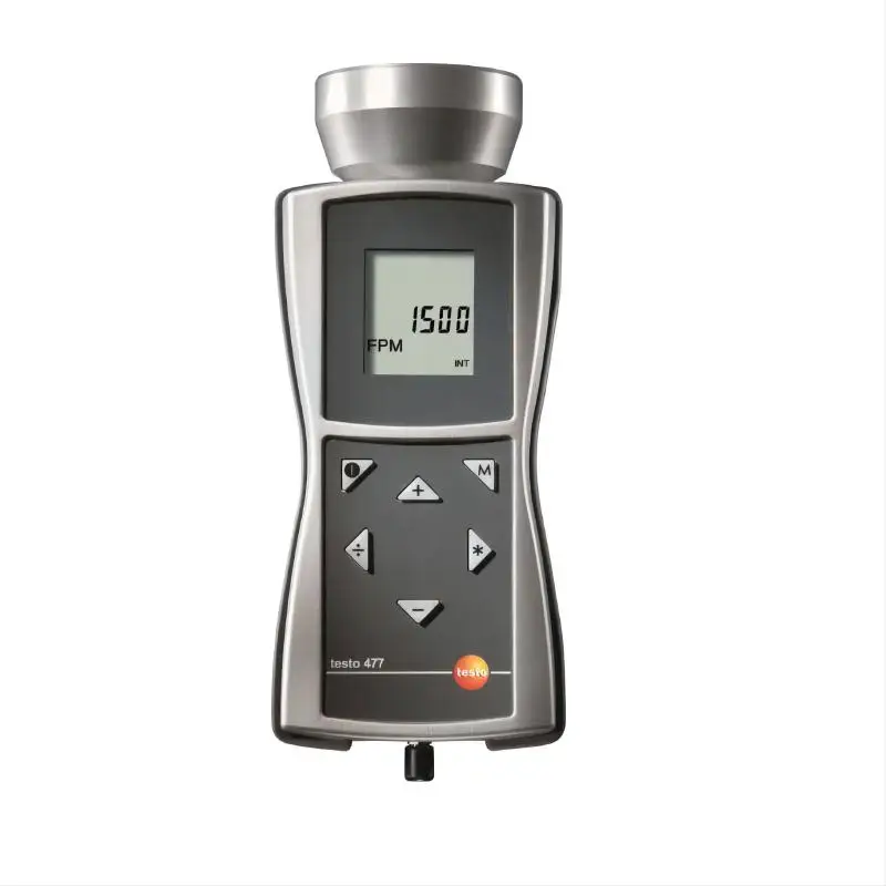 

testo 477 handheld LED stroboscope Measures speeds up to 300 000 rpm