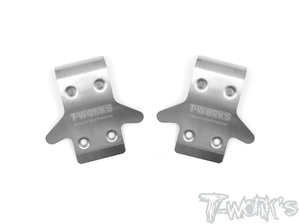 T-WORKS Team Associated AE RC8B3.2 Front Rear Chassis Skid Protector anti-scratch sheet chassis protection board Reduce wear