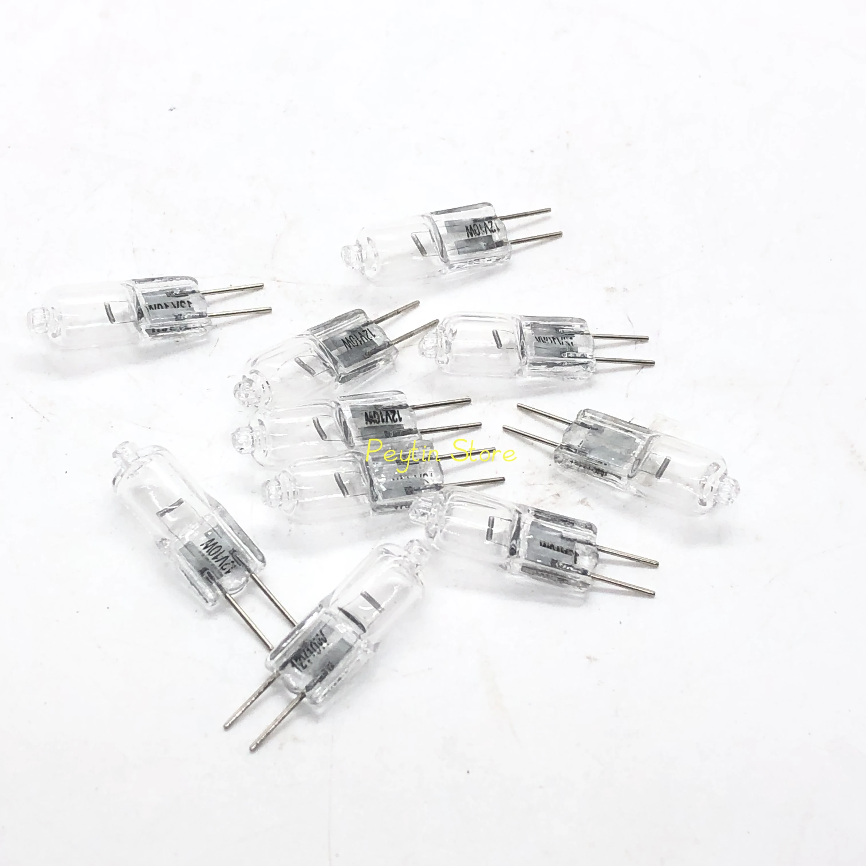 10Pcs G4 12V 5W 10W 20W 30W 35W 45W Crystal Chandelier Small Bulb Two-pin Foam Halogen Bulb Bead