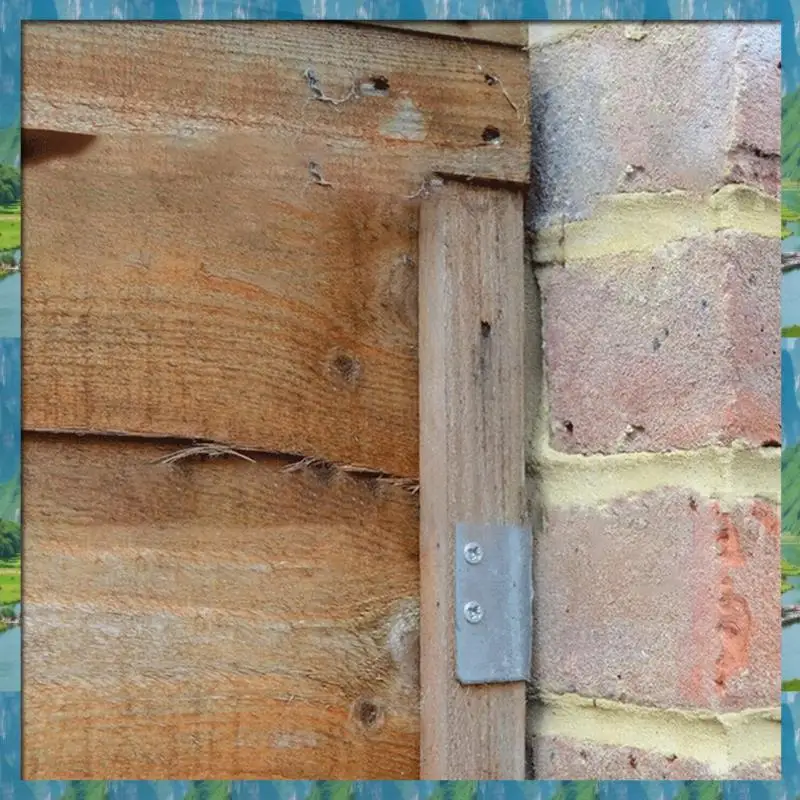 AB07 ร้อนแผงรั้วคลิป Trellis รั้วที่ปลอดภัยหรือ Refixpanel ชุบสังกะสีรั้วคลิป Anti Rattling รั้วแผง (Pack Of 10) 3