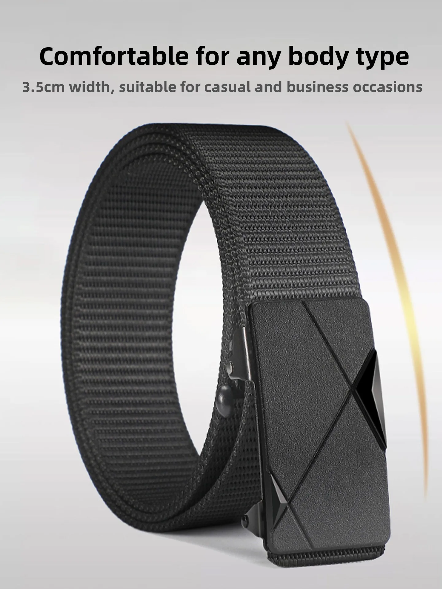 Men's Casual Canvas Belt 2026 New Automatic Buckle Outdoor Tactical Workwear Jeans Waist Belt Youth Middle-aged Elderly