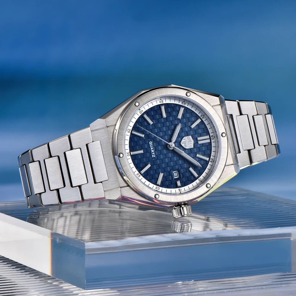 RollsTimi 2025 новые мужские часы, лучшие роскошные кварцевые часы для мужчин AR, сапфировые водонепроницаемые светящиеся мужские часы из нержавеющей стали, подарочные часы