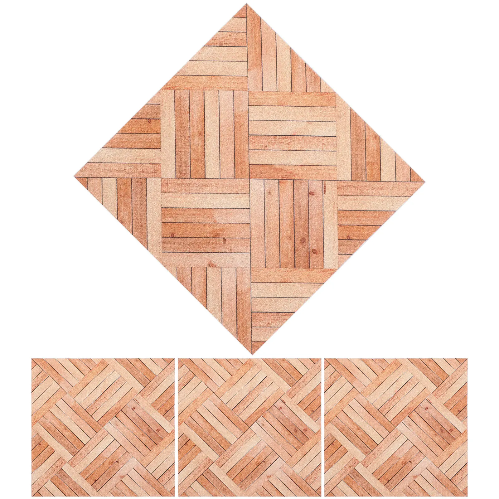 4Pcs Miniature Floorboards Realistic Wood Grain Effect Premium Mini Floor for Tiny House Miniatures Accessories Home Decoration
