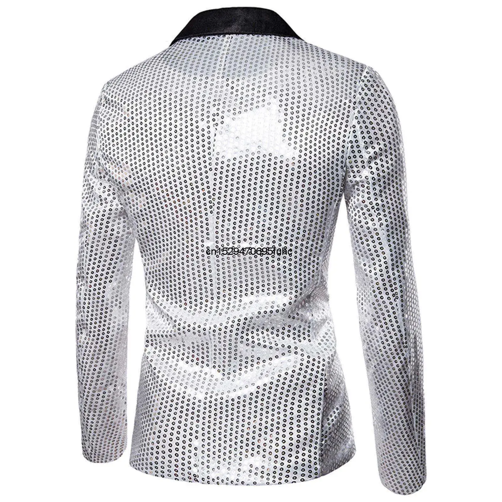 Shiny Gold Shiny Decorated Blazer Jacket for Men Night Club Graduation Men Suit Blazer Homme Costume Stage Wear for Singer