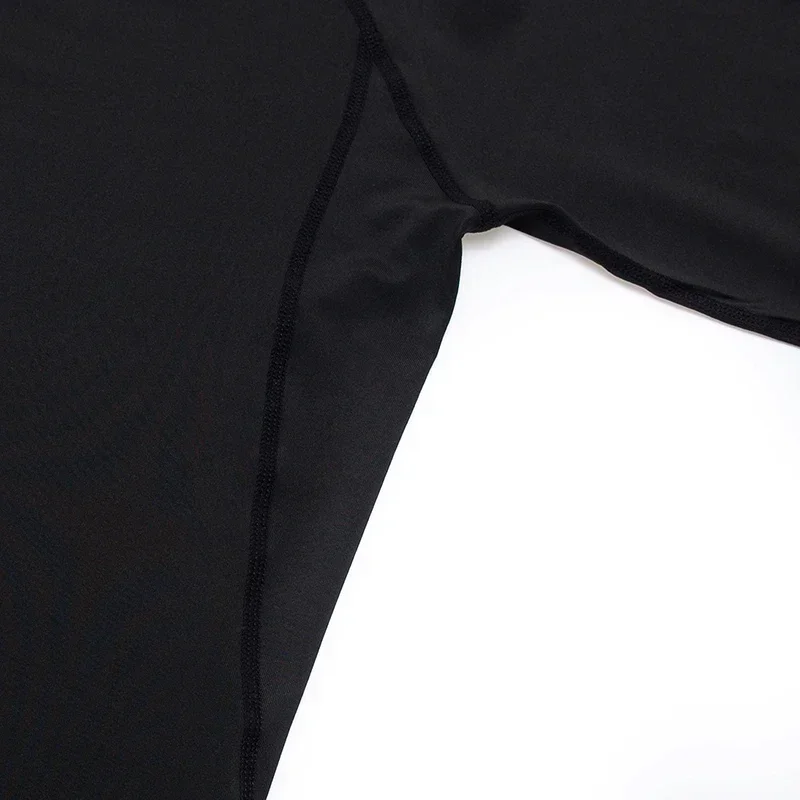 2025 Camiseta manga larga deport., secado ráp./transpir., estamp. baloncesto, apta fitness/entren./correr, ropa ajust.