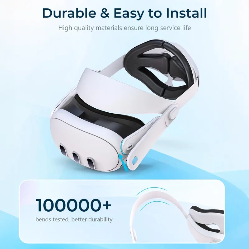 메타 퀘스트 3 헤드 스트랩 Vr 액세서리, 조절식 엘리트 헤드스트랩, 오큘러스 퀘스트 3 교체 헤드셋 액세서리