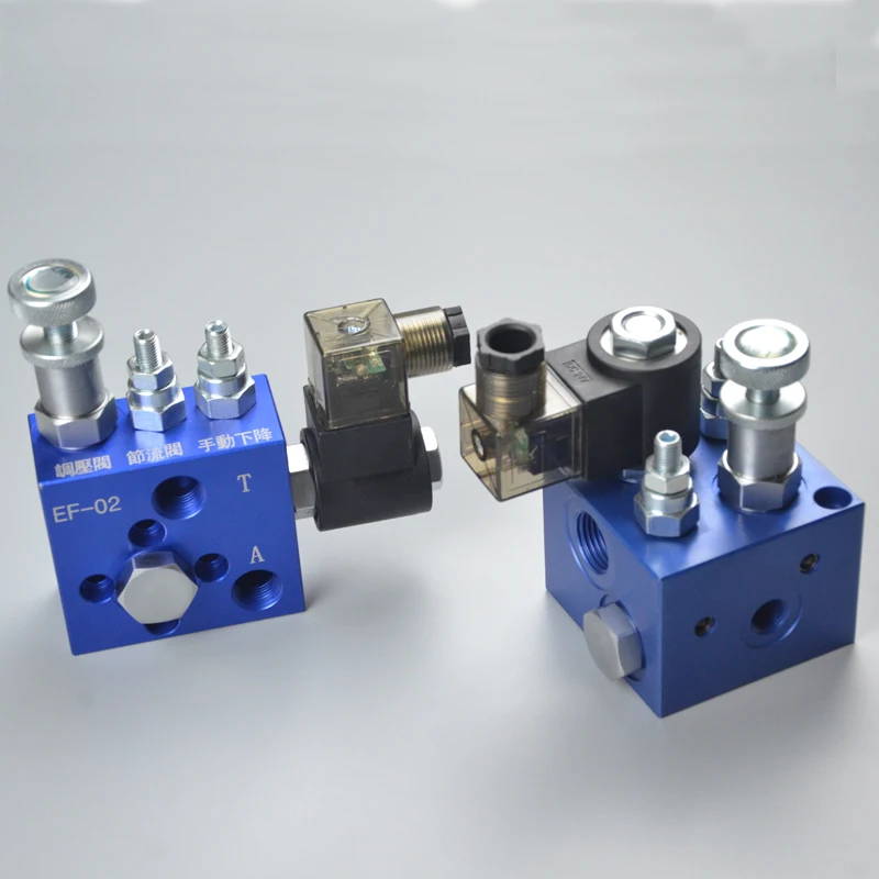 

Solenoid valve freight elevator lift cartridge valve group, power unit EF02 ET02 04