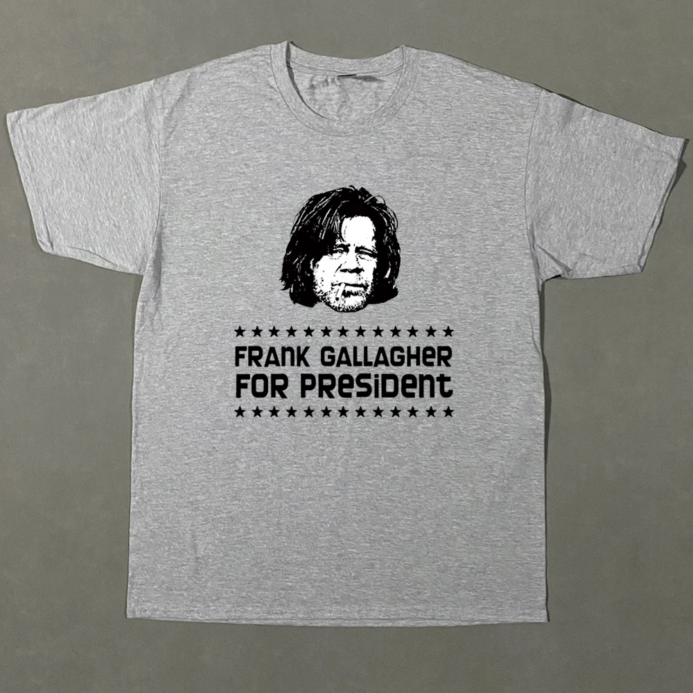 Frank Gallaghers Shameless TV Series  Vintage T-shirt Cotton Men T Shirt New Tee T Shirt Womens Tops