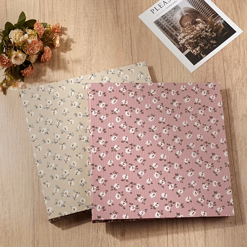 20/40 Seiten DIY-Fotoalbum mit Stoffhülle, 11,02 x 10,63 Zoll selbstklebendes Fotoalbum, geeignet für die Gedenk des Familienlebens,