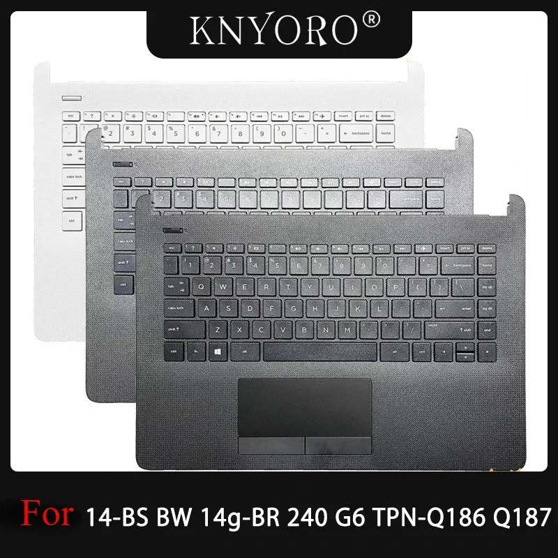 

Оригинальная новая латинская клавиатура США для HP 14-BS 14-BW 14g-BR 240 G6 TPN-Q186 TPN-Q187, крышка упора для рук ноутбука, верхний чехол 925307-001