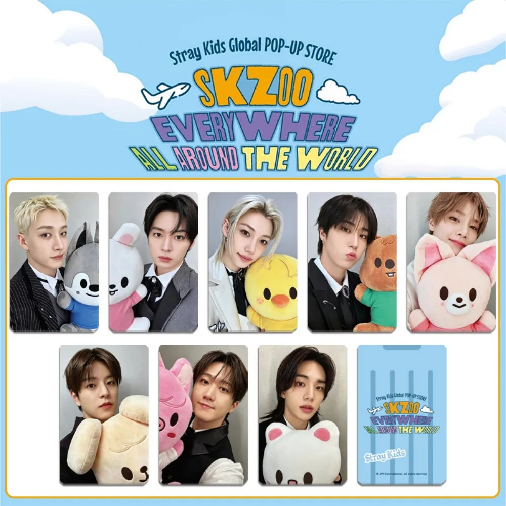 

8pce kpop Stray Kids Flash Card Doll, Carter Classic Card Phase 6 Membership Gift, Small Card Collection Card LONO skzoo cards